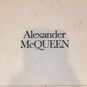 size 8 1/2 Alexander McQueen blue heel sneakers